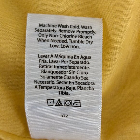 TIME AND TRU Yellow Daisy High Rise Pull-On Shorts; Size XXL (20) - Picture 5 of 5